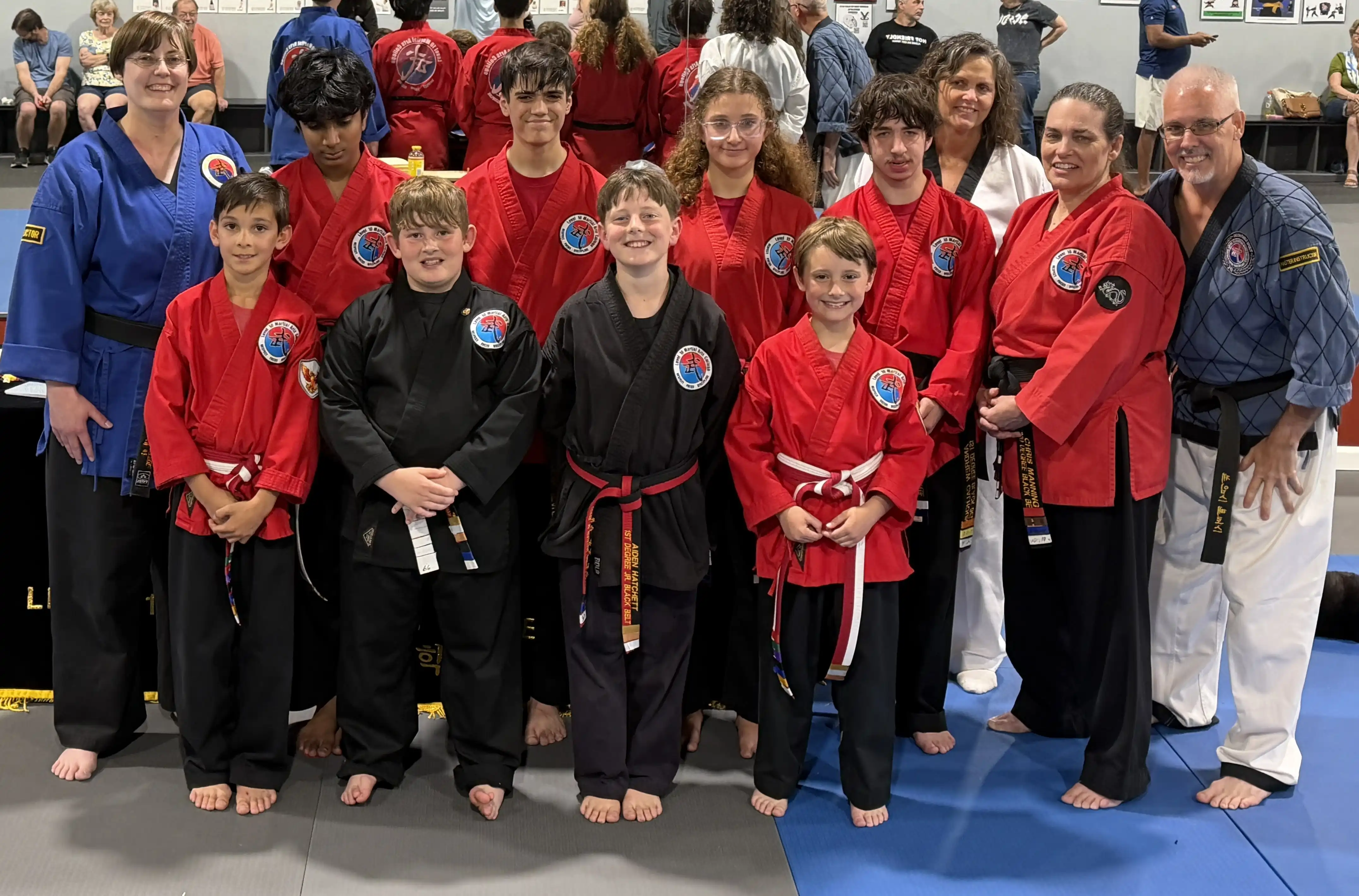 Level 10 Martial Arts black belt students and instructors in Palm Harbor, Florida