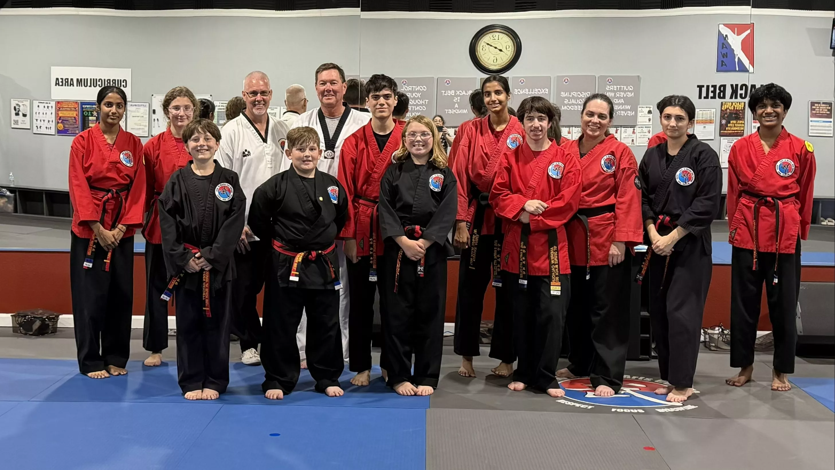 Level 10 Martial Arts black belt students and instructors in Palm Harbor, Florida